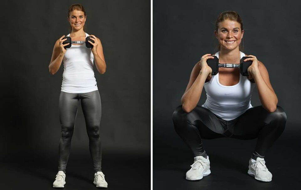 Træn med håndvægte: 6 effektive hjemmeøvelser