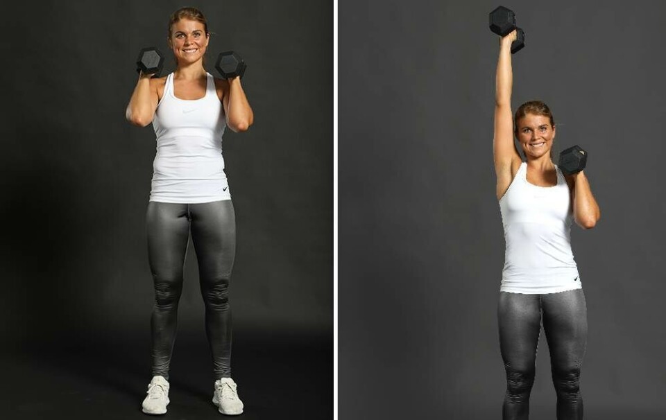 Træn med håndvægte: 6 effektive hjemmeøvelser