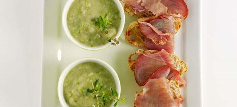 Kartoffel-ærtesuppe