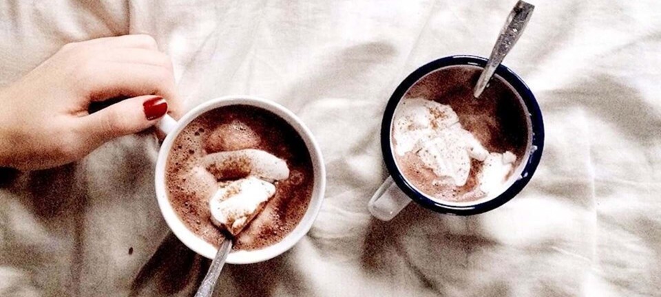 Varm chokolade fyldt med energi