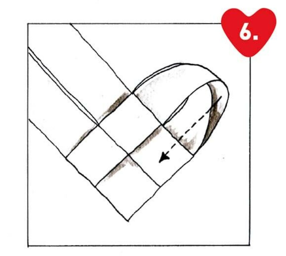 Trin for trin: Flettede hjerter