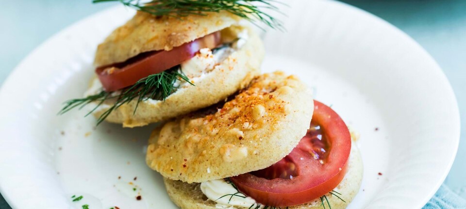 Små focaccia med dild-olie
