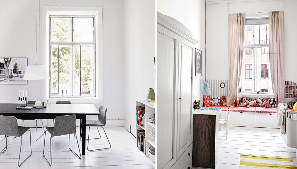 Lejlighed i byen: Minimalisme med stærke farver - Boligliv