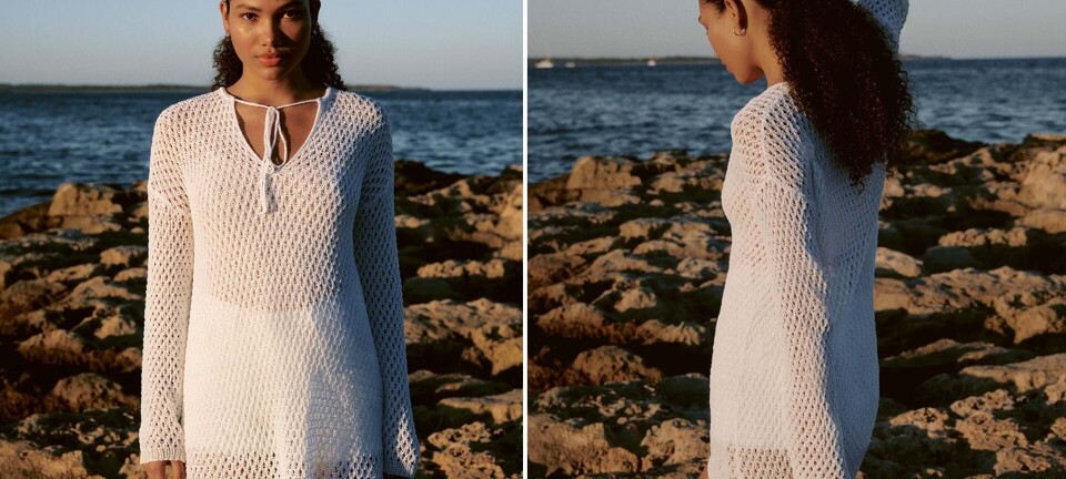 Strik selv: Flot lang tunika fra Lana Grossa