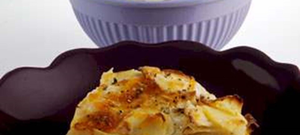 Kartoffel-sellerigratin
