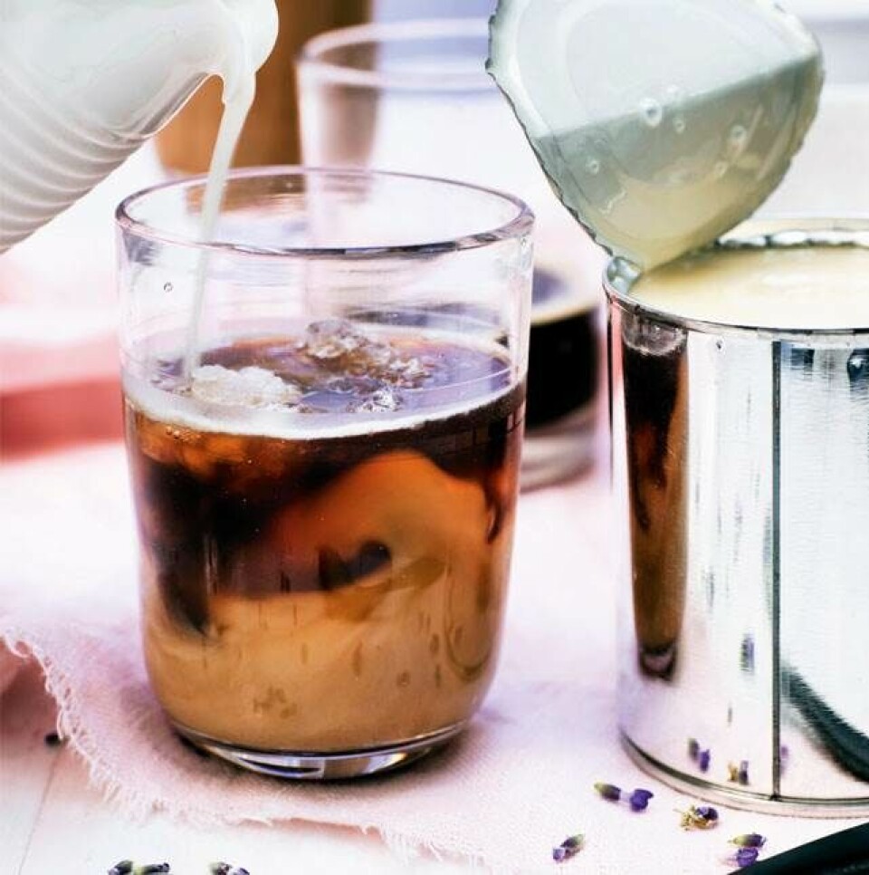 Iskaffe med karamel
