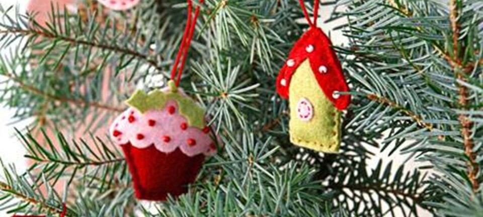 Lav dit eget juletræspynt i filt