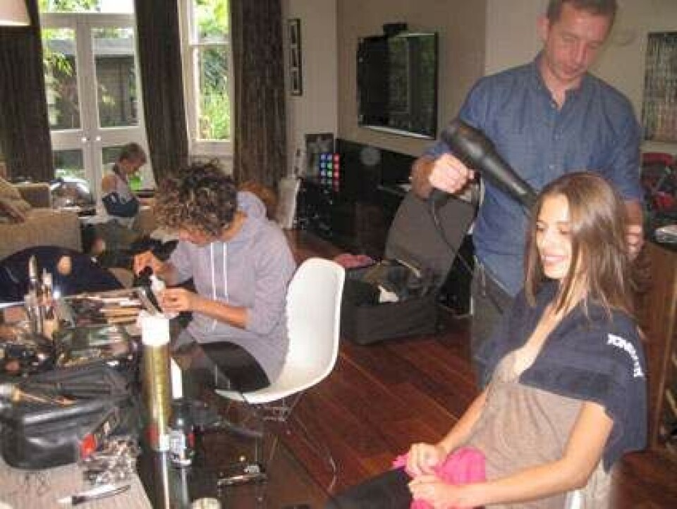 ALT for damerne på fotooptagelse i London