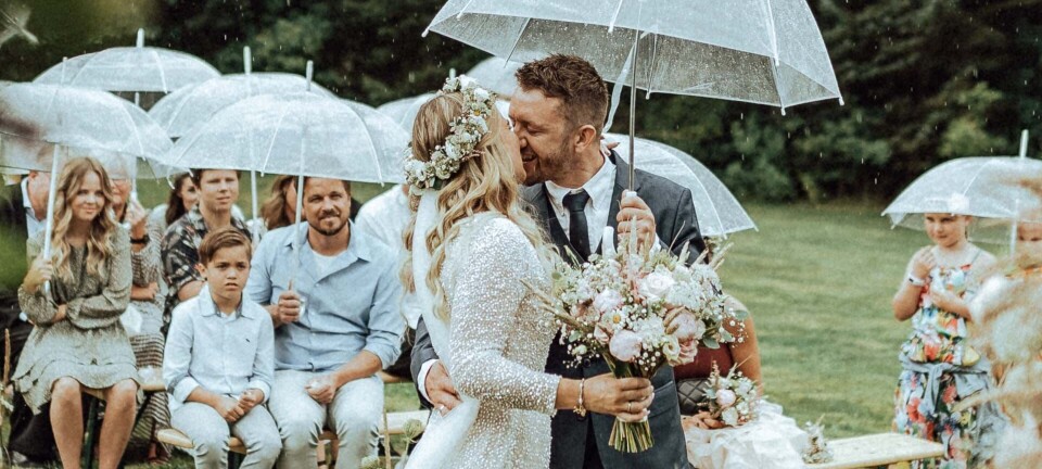 Sensommerbryllup: 'Det stod ned i lårfede stråler, og det var helt perfekt'