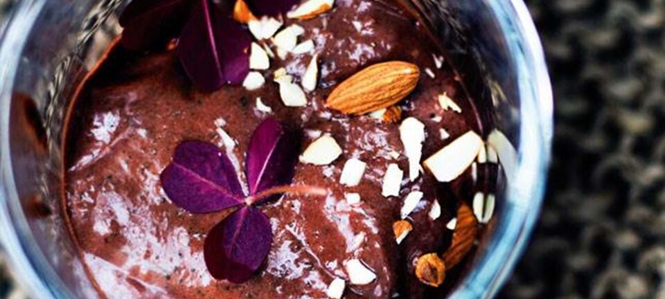 Choko-banan-is med smag af after eight