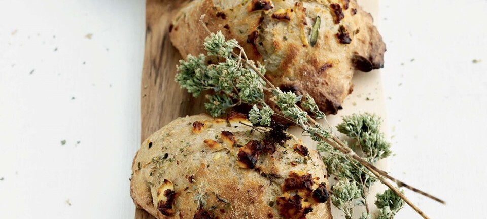 Madboller med courgette, oregano & feta