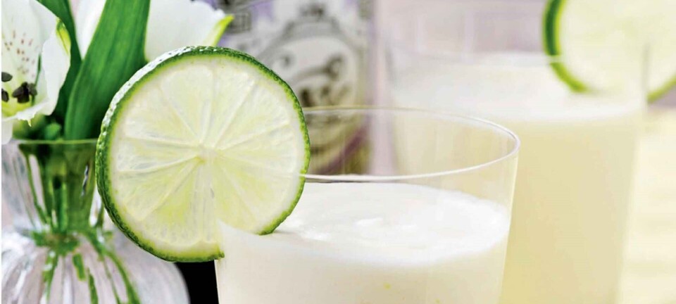 Sådan laver du lime/citronfromage med gin