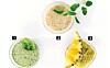 Sunde smoothies med mynte, spinat og ananas