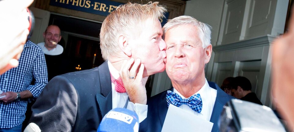 'Vi ville gerne vise, at to mænd kan gifte sig i kirken'