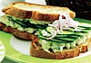 Agurkesandwich med feta