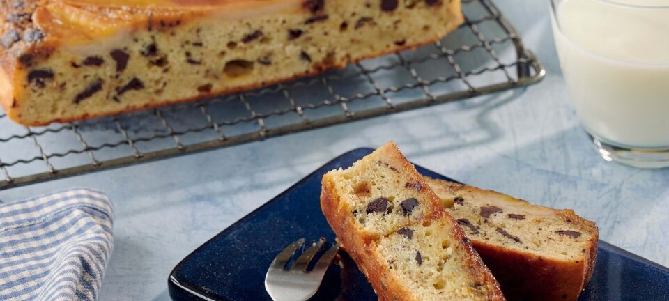 Den bedste banankage med chokolade