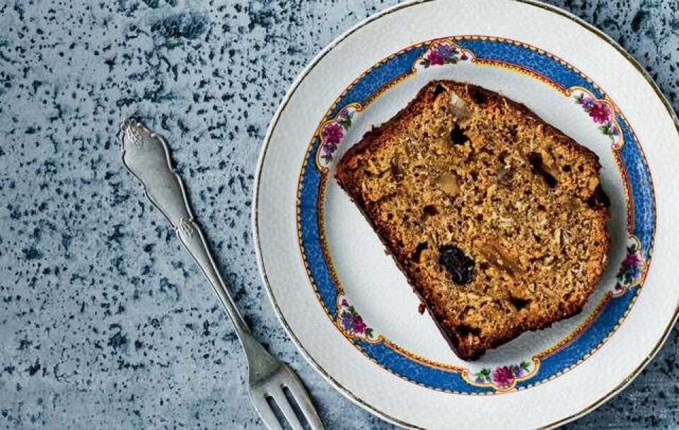 Bananbrød med hvid chokolade
