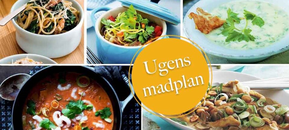 Rygende varm kartoffelsuppe, indisk kylling & nem carbonara med spinat: Her er ugens madplan til dig!