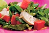 Salat med kylling, melon og rødløg