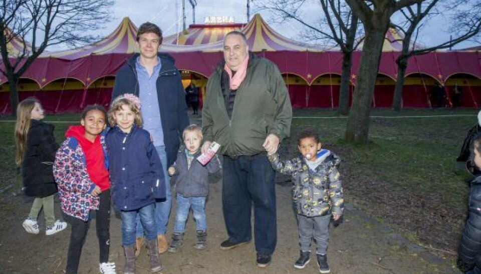Master Fatman var med familien til premieren på Cirkus Arena den 20. marts 2019. Få dage senere gik han bort. (Foto: Michael Stub)