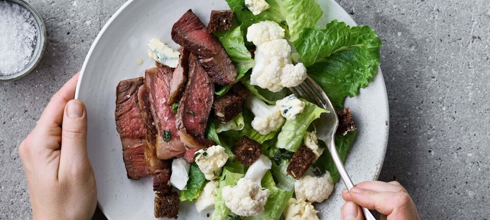 Steak-salat