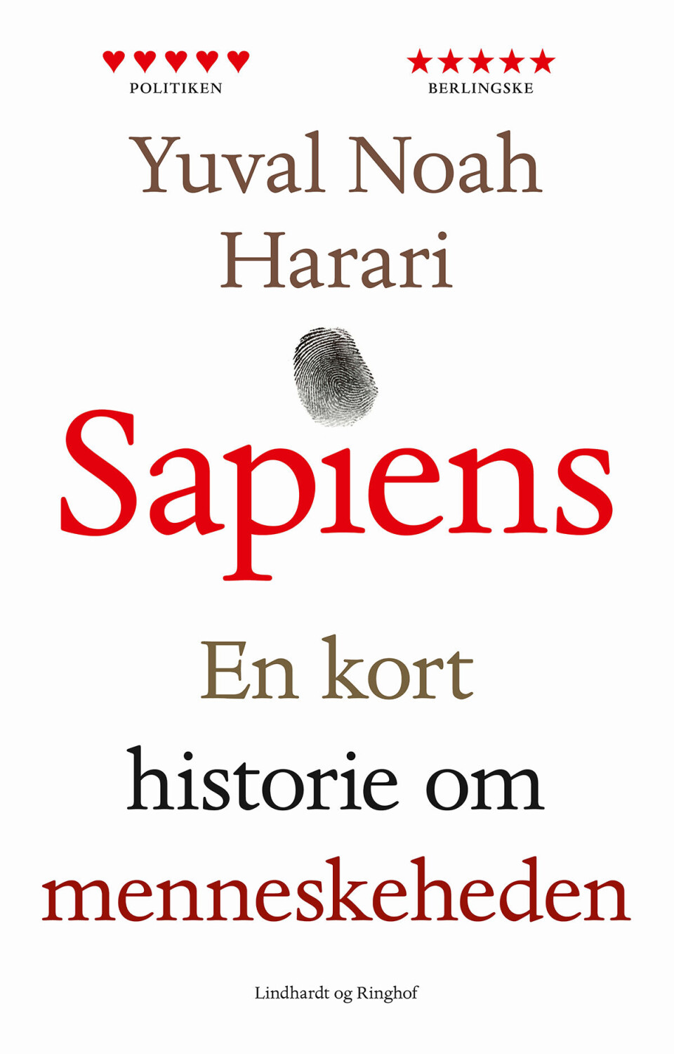 Sapiens - en kort historie om menneskeheden, Lindhardt & Ringhof.jpg