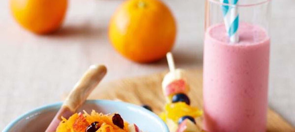 Smoothie med hindbær