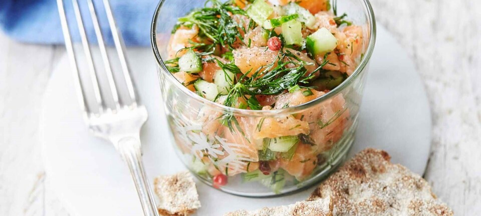 Laksesalsa med gin