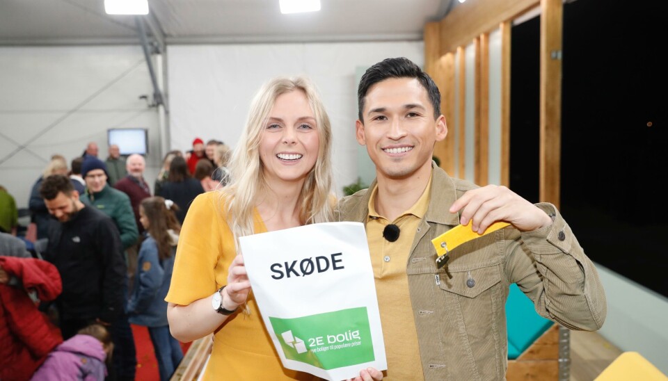 Ida og Mads vandt finalen i 'Nybyggerne' 2019 og deres drømmehus i Randers til en værdi af 2,6 millioner (Foto: Henrik R Petersen)