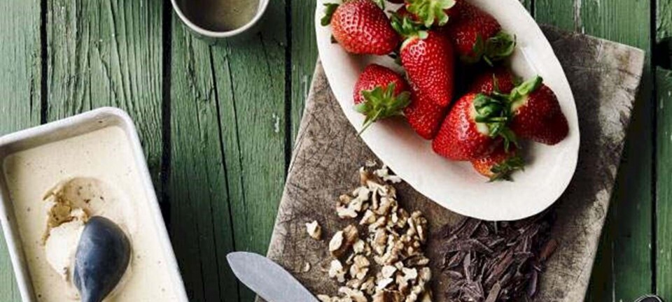 Semifreddo med kaffe