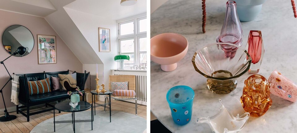 Alberte elsker fine og finurlige loppefund: Se, hvordan hun bruger dem i sin indretning her