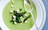 Aspargessuppe med sprød topping