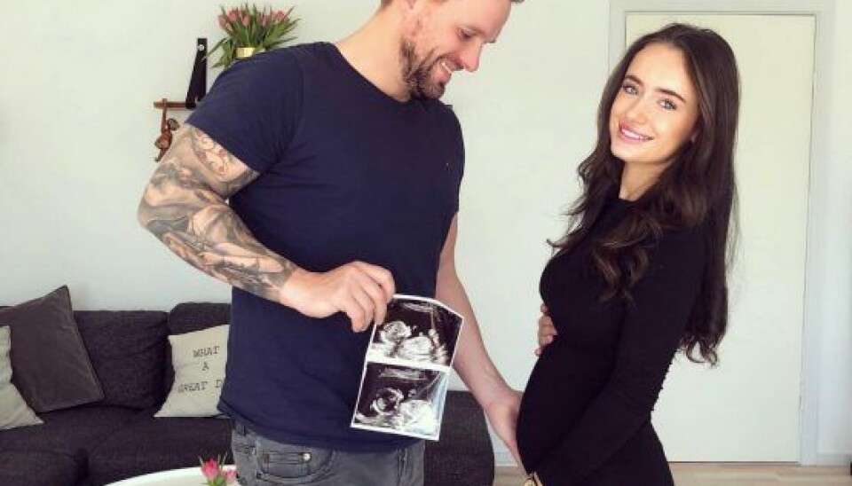 Michael og Emma glæder sig til at blive forældre. (Foto: Privat)