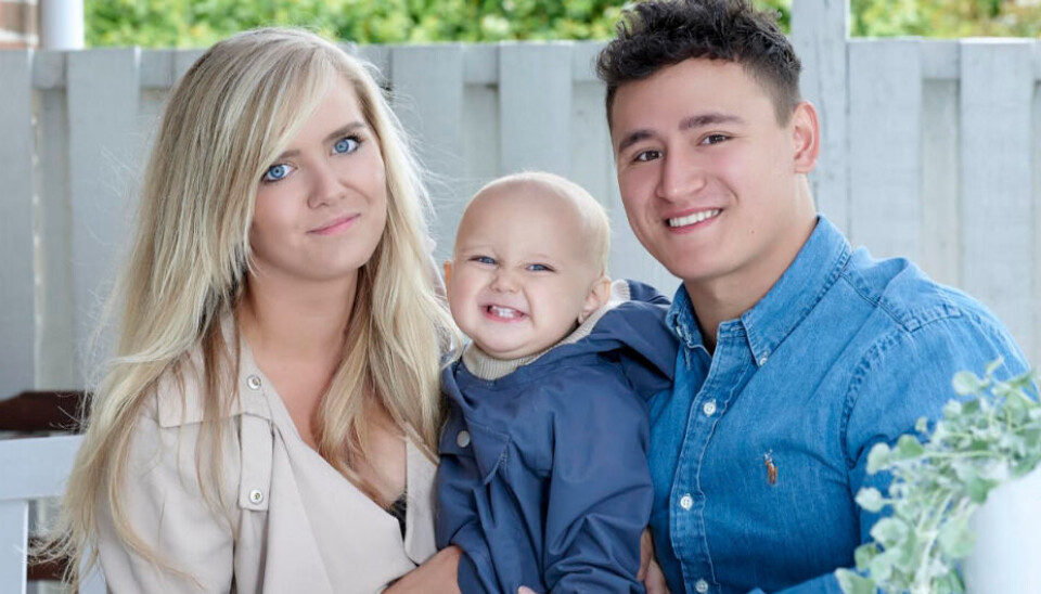 Martinna og Mikkel fra 'De unge mødre' (Foto: Janus Nielsen)