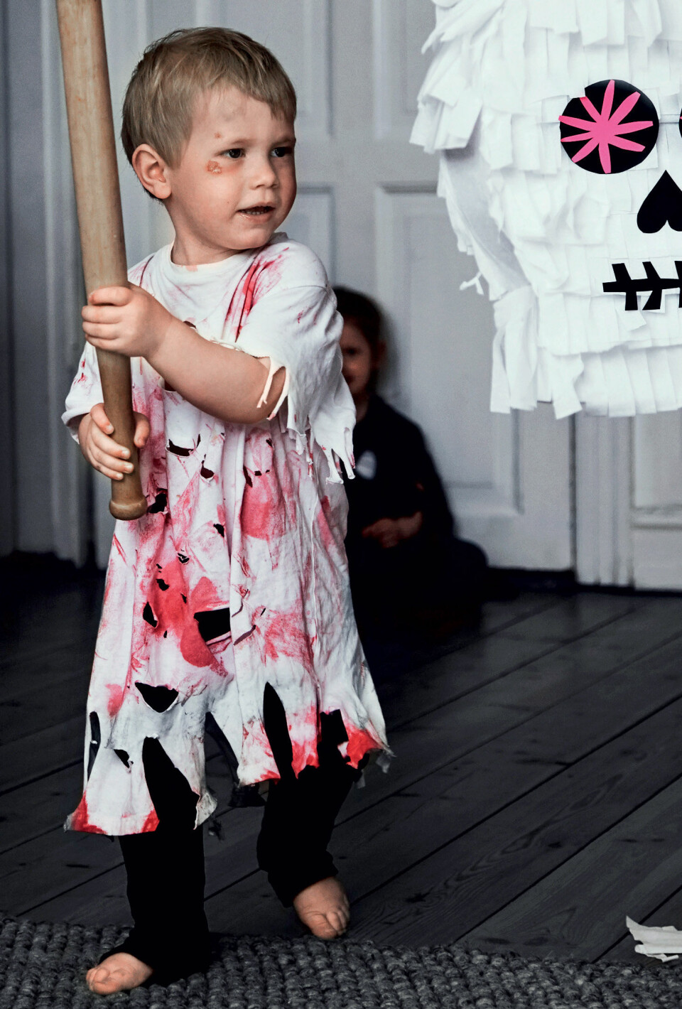 Hjemmelavet pinata til Halloween