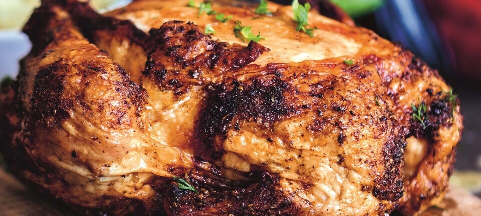 Lækker helstegt kylling i airfryer