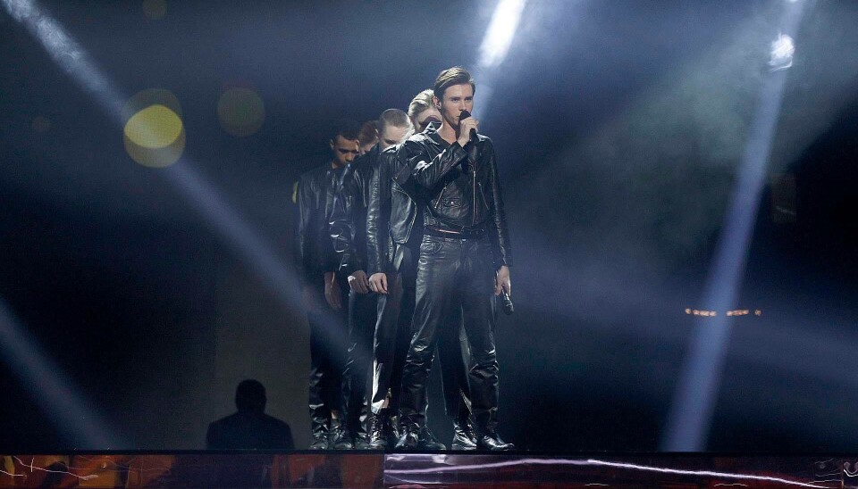 Kristian Kjærlund ved 'X Factor'-finalen (Foto: Niels Henrik Dam)