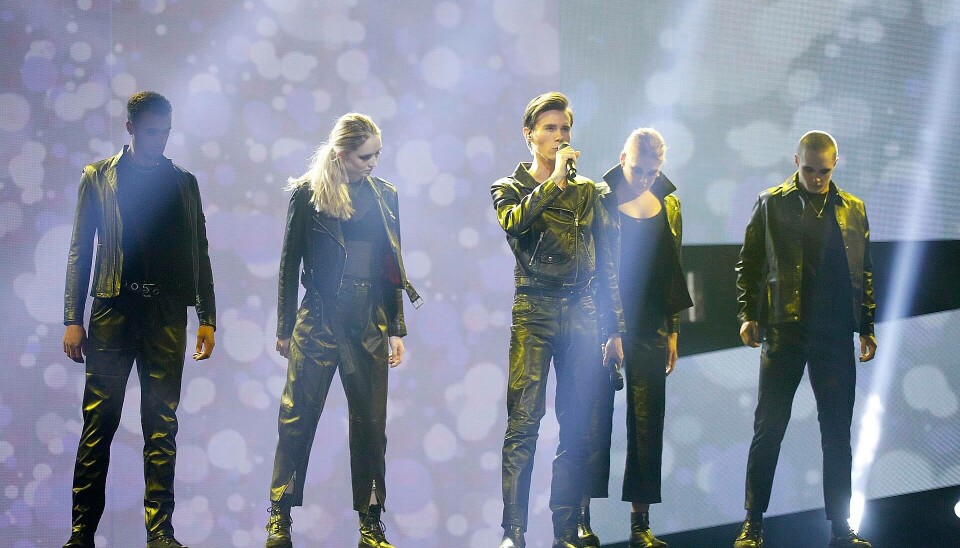 Kristian Kjærlund ved 'X Factor'-finalen (Foto: Niels Henrik Dam)