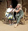 Med Maria Montell i Kenya