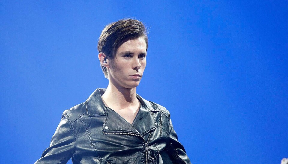 Kristian Kjærlund ved 'X Factor'-finalen (Foto: Niels Henrik Dam)