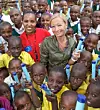 Med Maria Montell i Kenya
