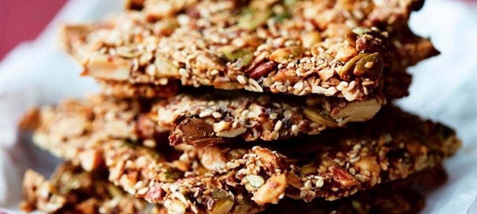 Glutenfri knækbrød med kerner