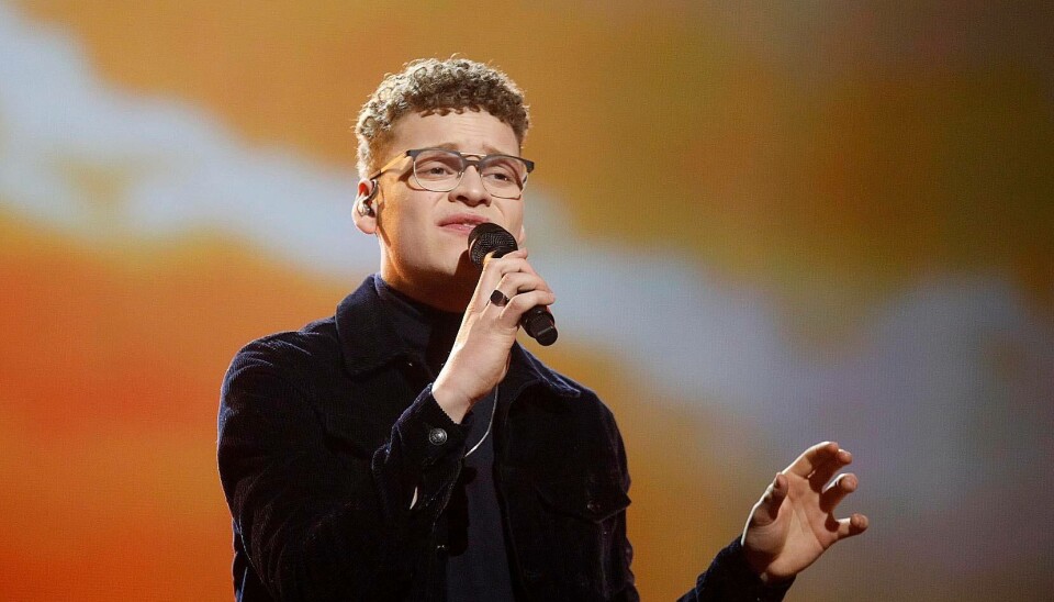 Benjamin ved 'X Factor'-finalen (Foto: Niels Henrik Dam)