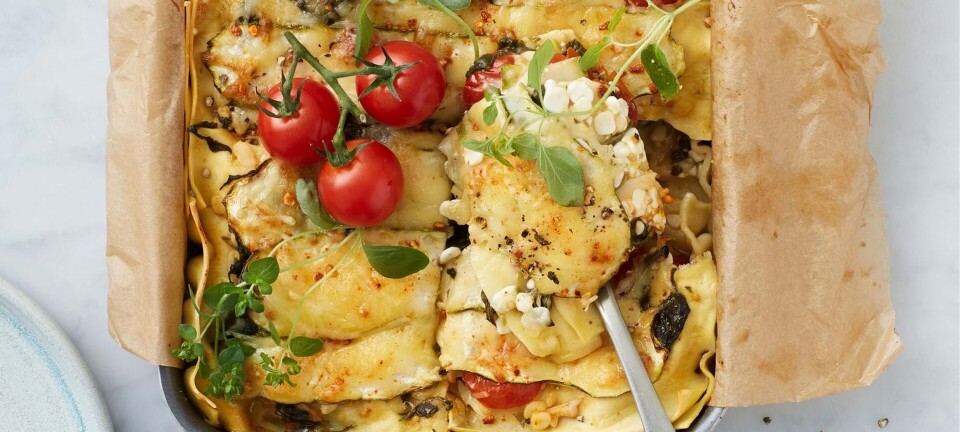 Slanke klassikere: Grøn lasagne