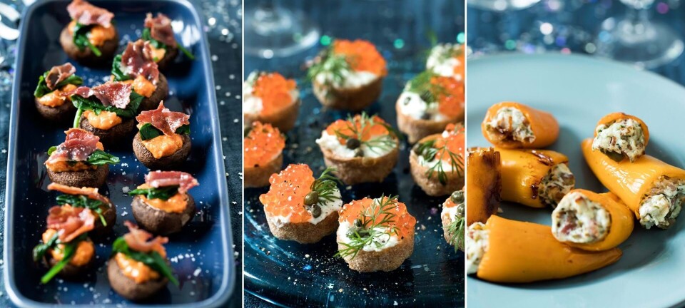 Lækre snacks til nytårstalen: 3 nemme hapser