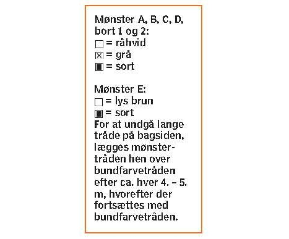 Fin poncho i perustrik