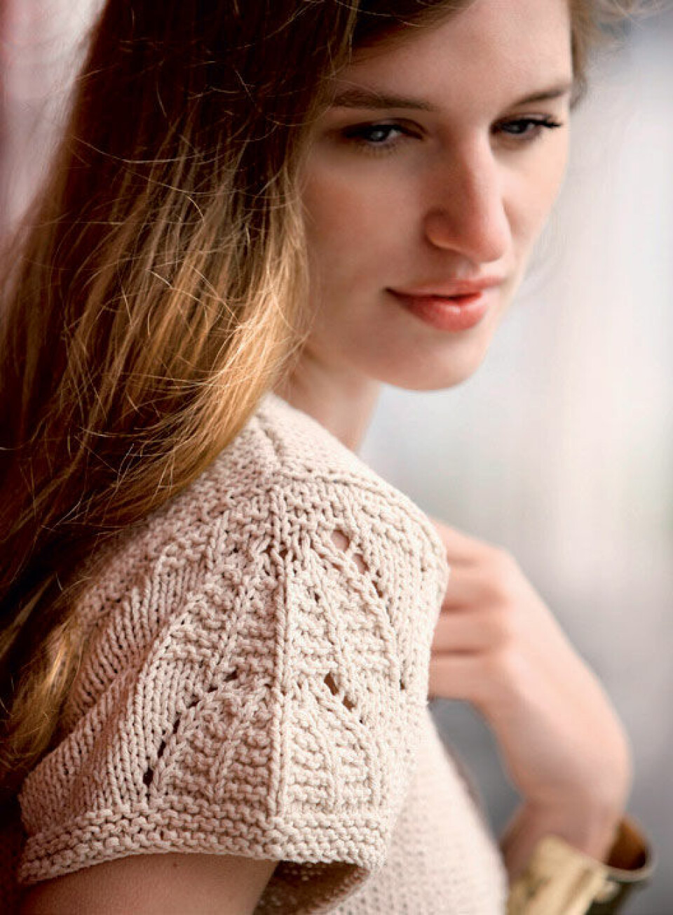 Bluse med parasoller