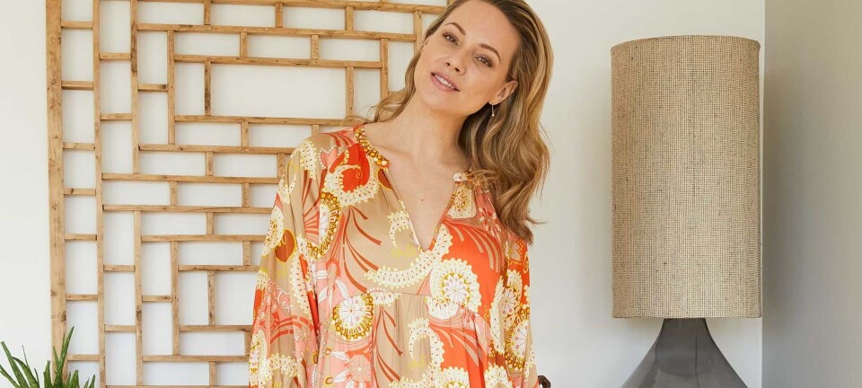 Frida Hallqvist: 'Jeg føler mig altid smuk, når jeg har hendes designs på'