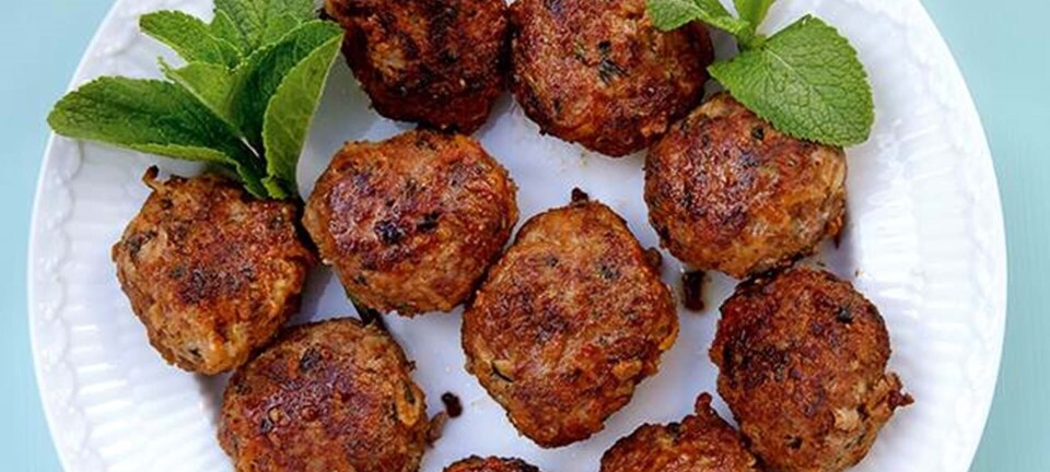 Lammefrikadeller med mynte