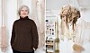 Det er helt poetisk at bevæge sig ind i Mariannes atelier, hvor smukke strikværker hænger side om side